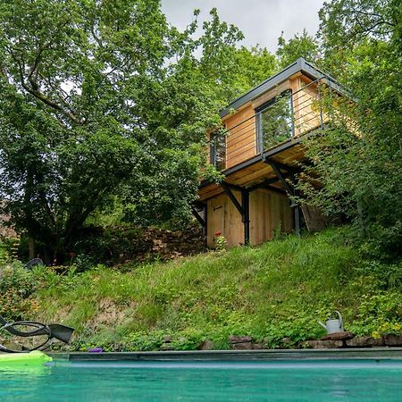 Le Moonloft Insolite Tiny-House Dans Les Arbres & 1 Seance De Sauna Pour 2 Avec Vue Panoramique Osenbach Экстерьер фото