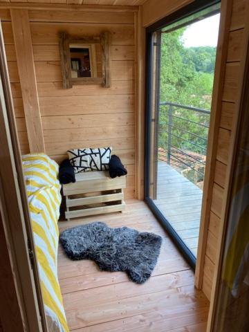 Le Moonloft Insolite Tiny-House Dans Les Arbres & 1 Seance De Sauna Pour 2 Avec Vue Panoramique Osenbach Экстерьер фото