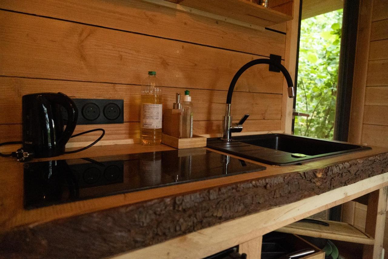 Le Moonloft Insolite Tiny-House Dans Les Arbres & 1 Seance De Sauna Pour 2 Avec Vue Panoramique Osenbach Экстерьер фото