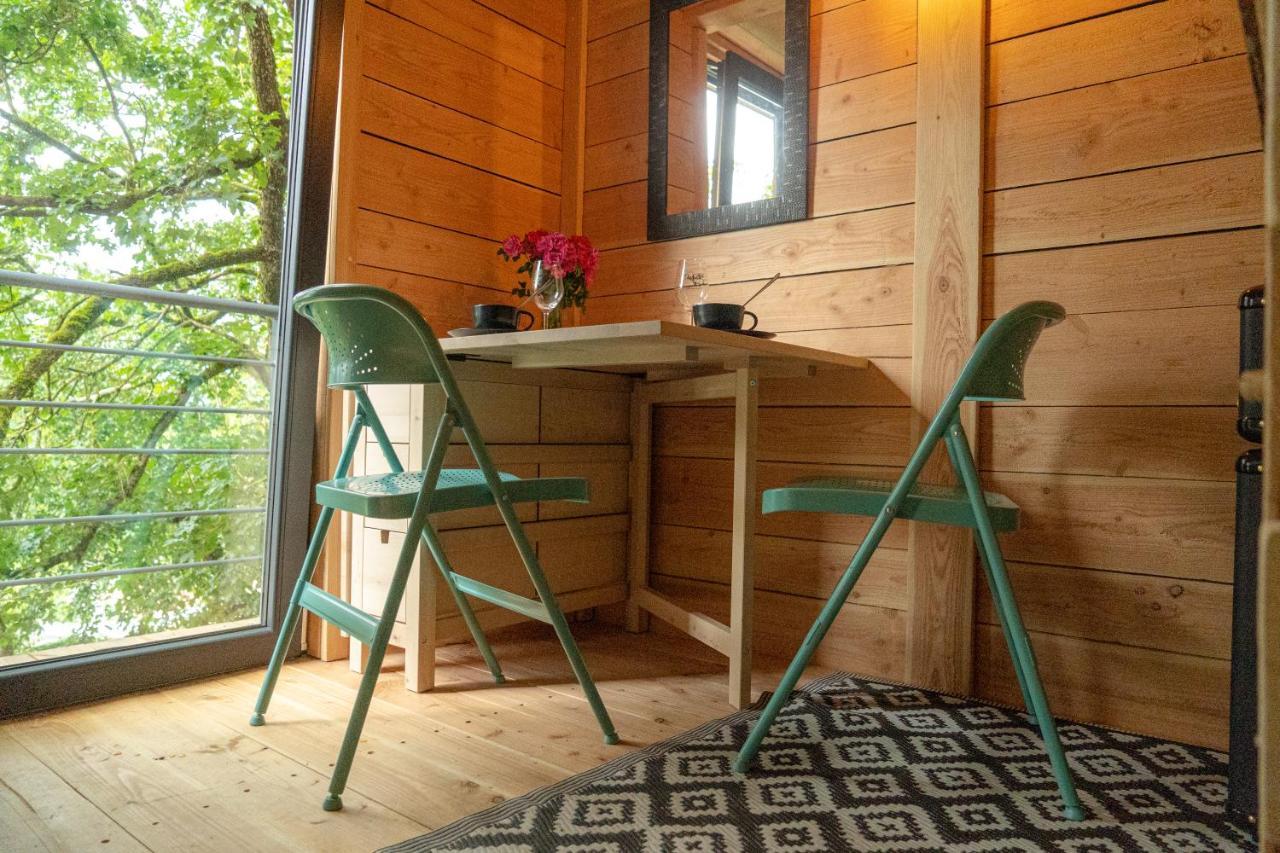 Le Moonloft Insolite Tiny-House Dans Les Arbres & 1 Seance De Sauna Pour 2 Avec Vue Panoramique Osenbach Экстерьер фото