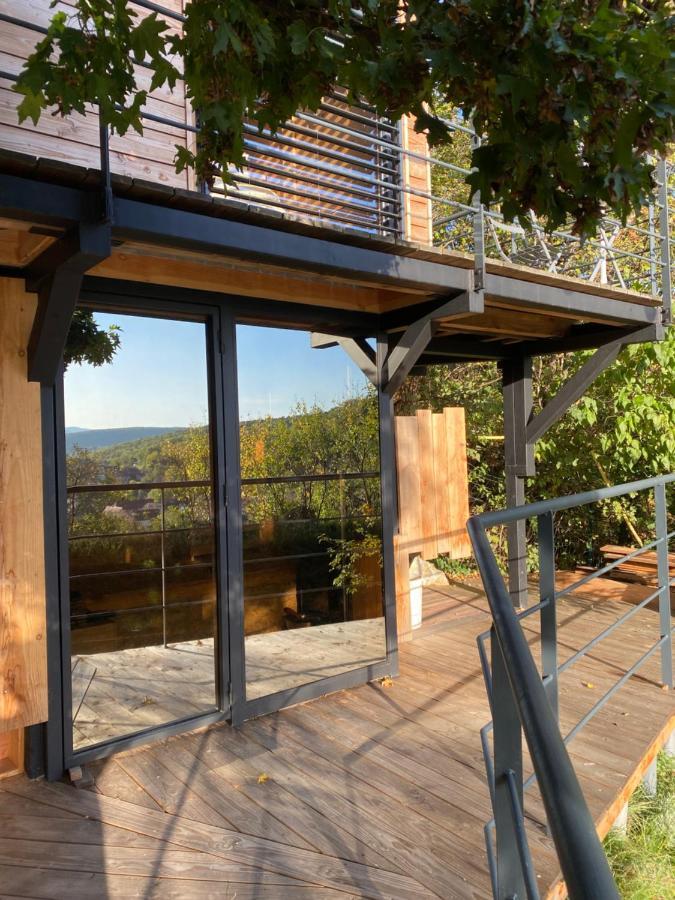 Le Moonloft Insolite Tiny-House Dans Les Arbres & 1 Seance De Sauna Pour 2 Avec Vue Panoramique Osenbach Экстерьер фото